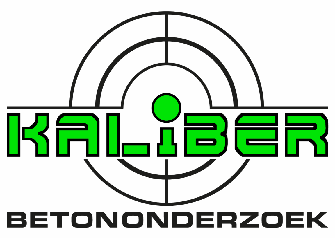 Logo Kaliber Betononderzoek Wit PNG